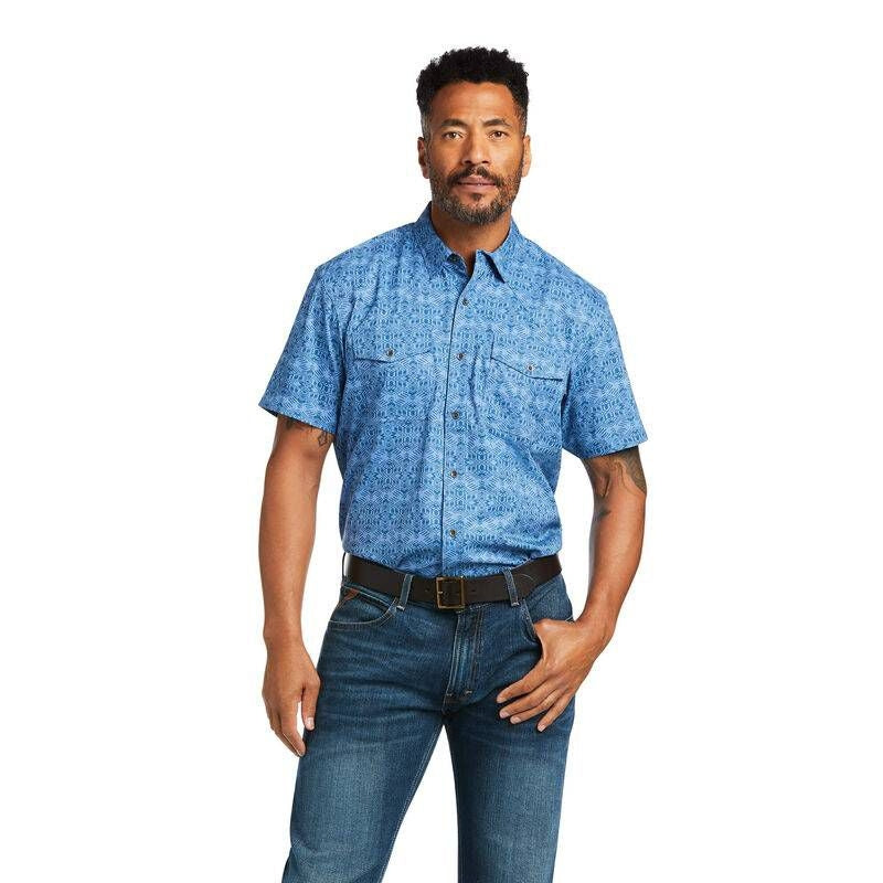 Ariat Mens VentTEK Western Fitted Shirt