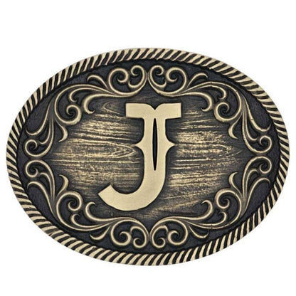 Montana Silversmiths Filigree Initial Attitude Bel