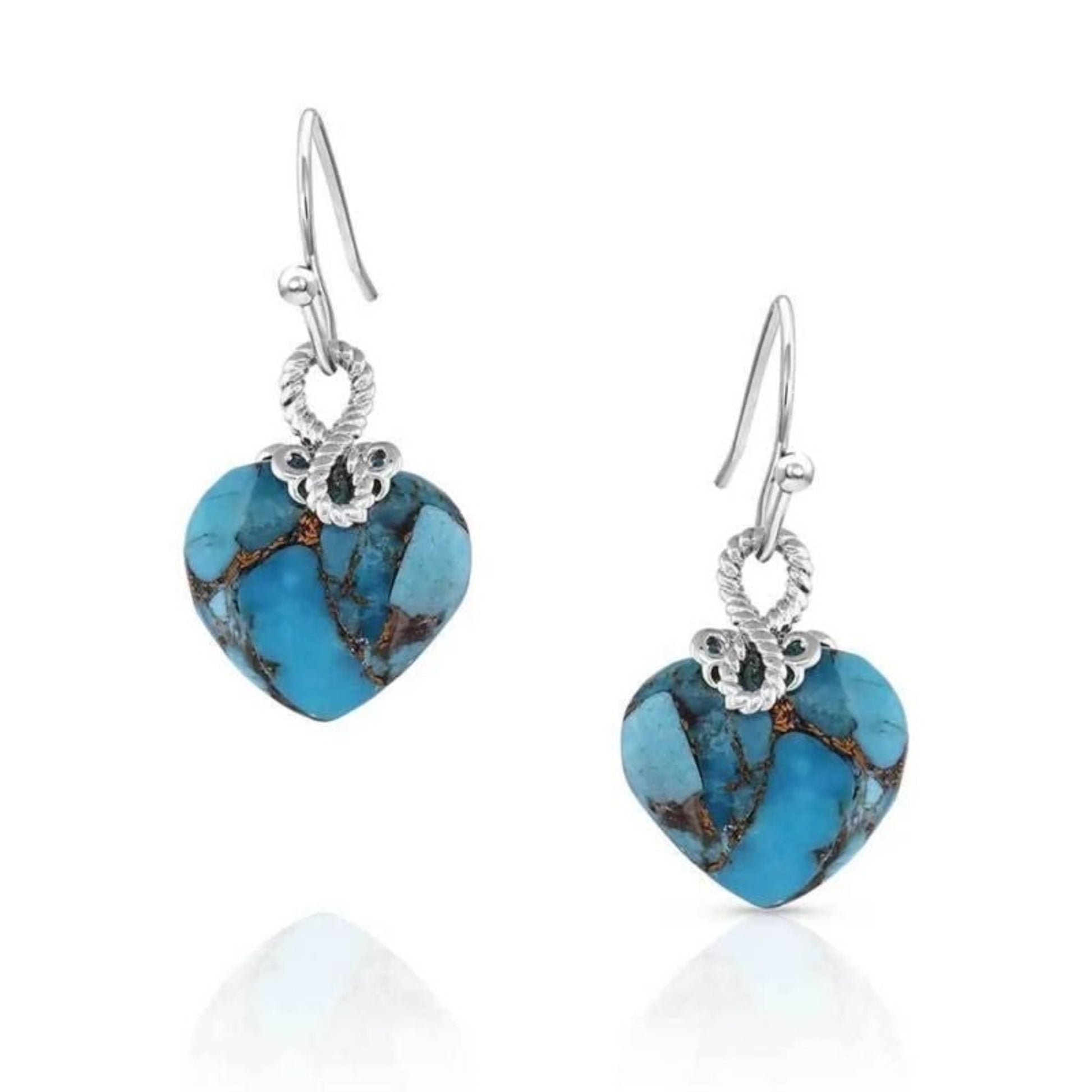 Montana Silversmiths Untamable Heart of Stone Earr
