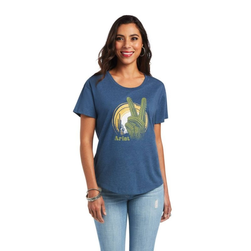 Ariat Ladies Cactus Peace T-Shirt