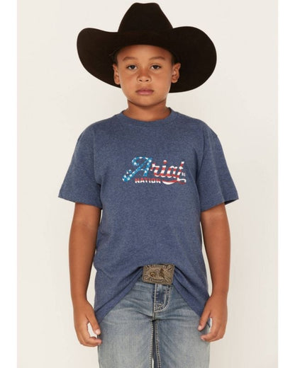 Ariat Kids Script Flag T-Shirt