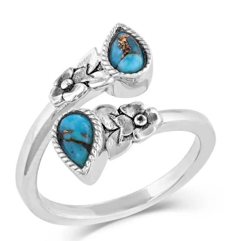 Montana Silversmiths Floral Ancestors Turquoise Wr