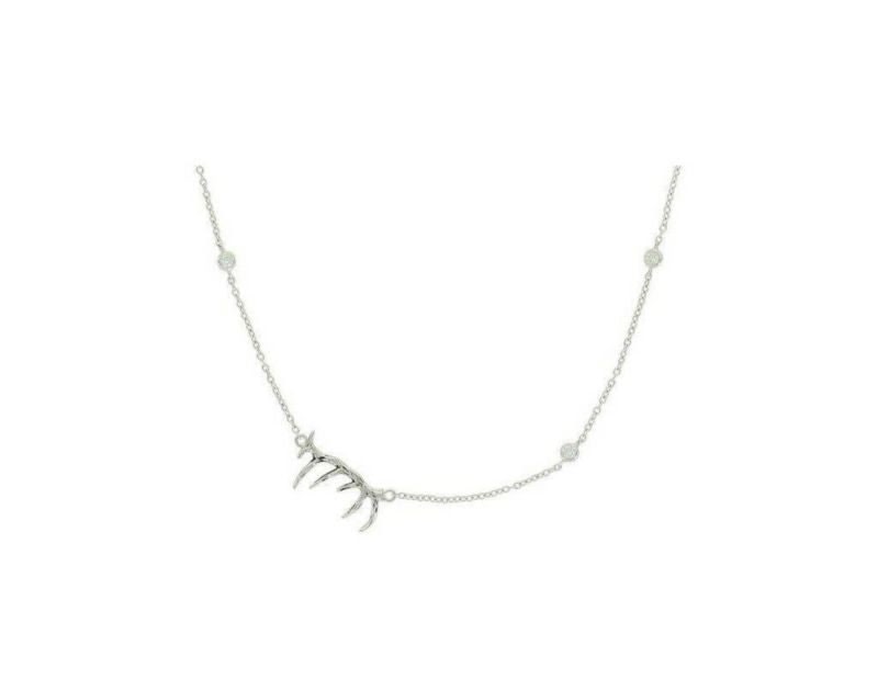 Montana Silversmiths Dainty Elk Antler Necklace