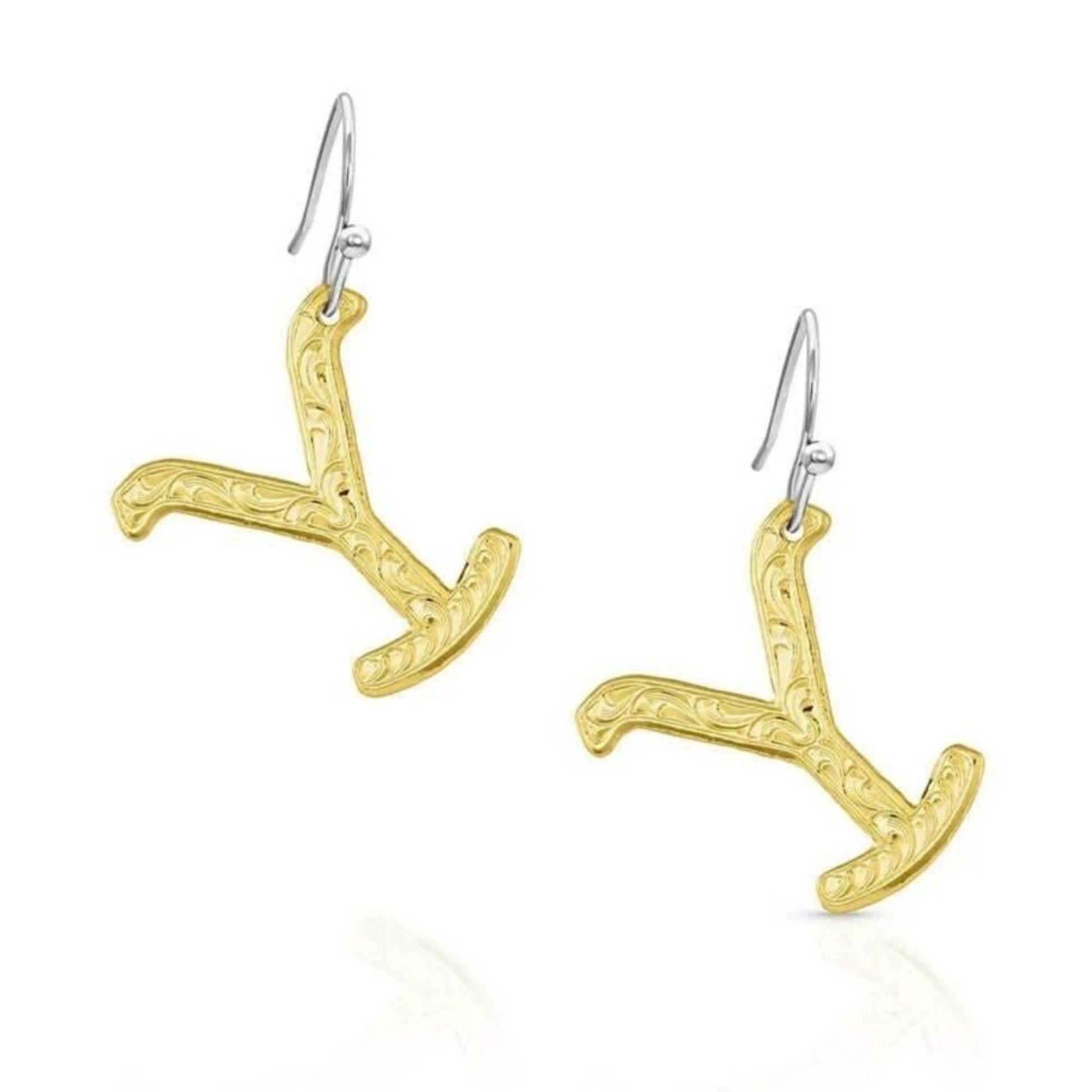 Montana Silversmiths The Y Yellowstone Brand Earri