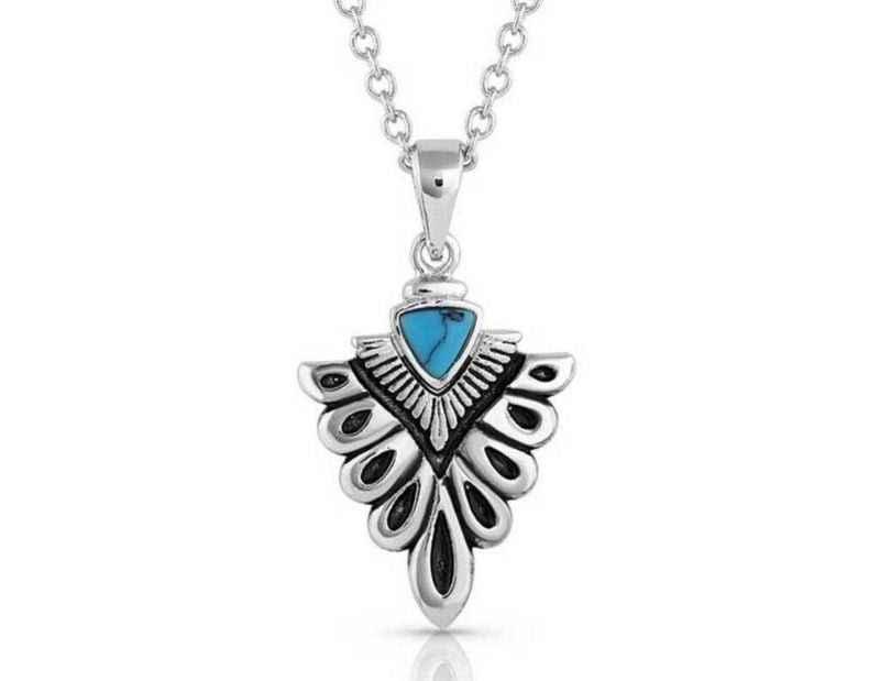 Montana Silversmiths Western Crowned Necklace