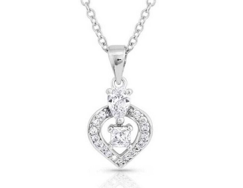 Montana Silversmiths Touch of Crystal Necklace