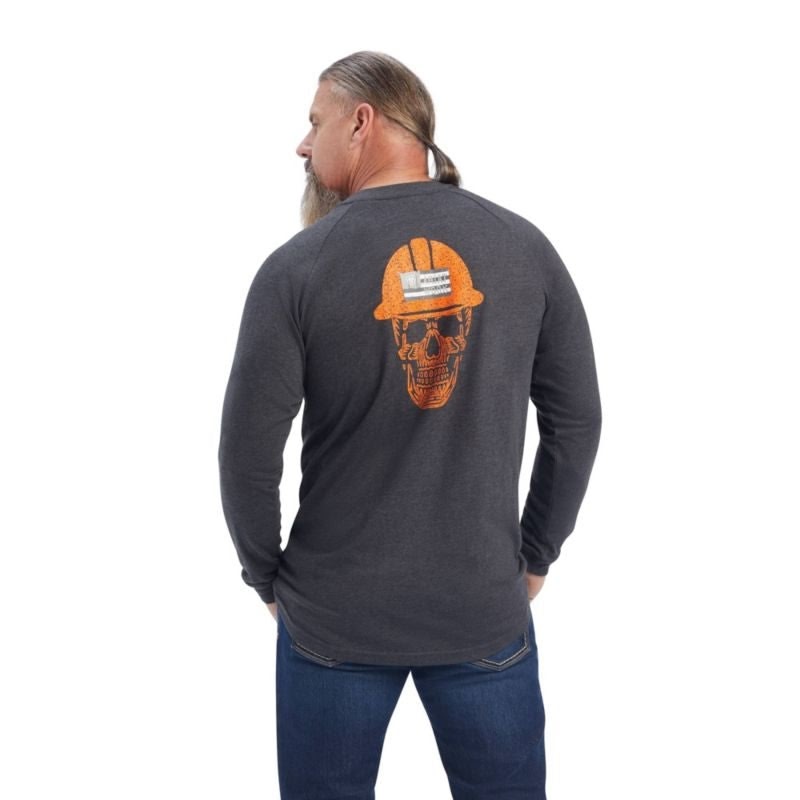 Ariat Mens Rebar Cotton Strong Roughneck Graphic T
