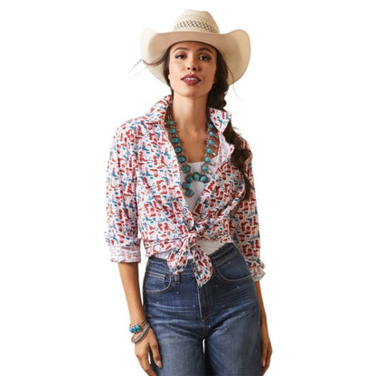 Ariat Ladies Wrinkle Resist Kirby Stretch Shirt