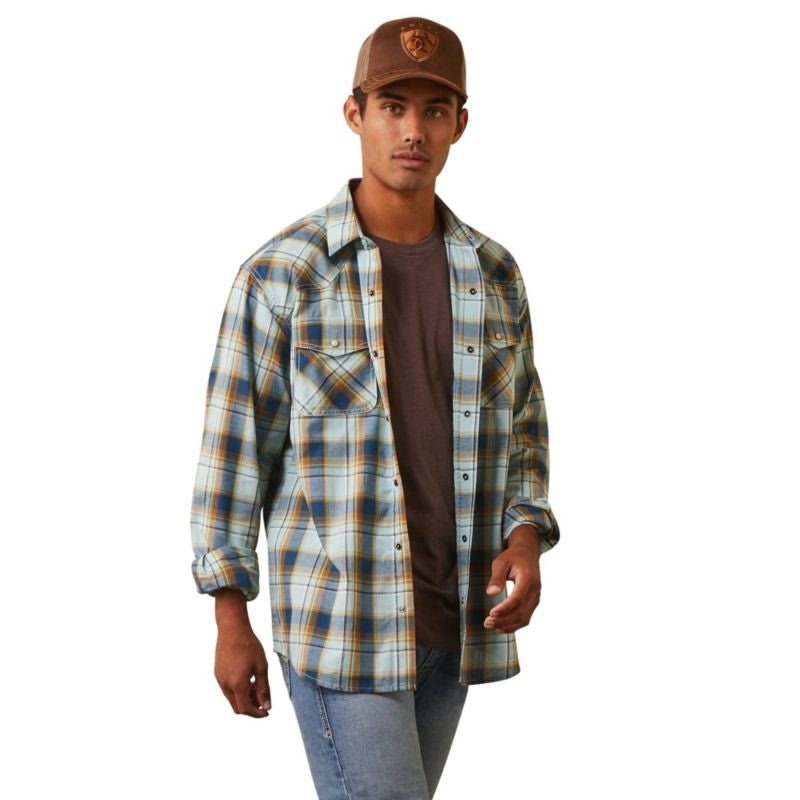 Ariat Mens Habney Retro Fit Snap Shirt