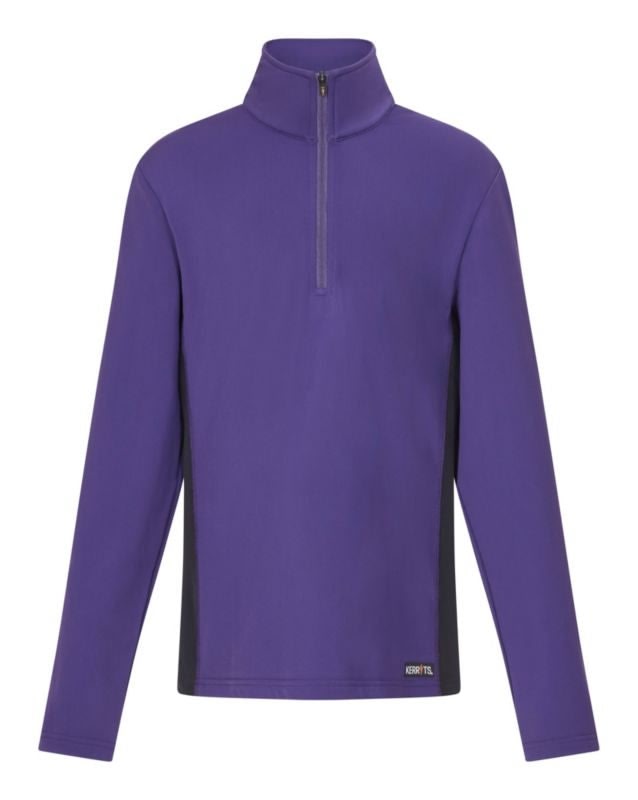 Kerrits Kids Rail Side Quarter Zip Tech Top - Soli