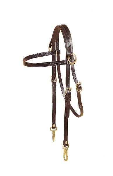 Tory Sidecheck Training Headstall Arab Bk/Gry