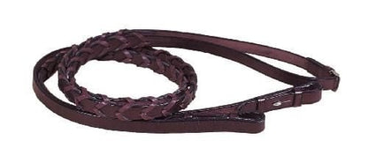 Tory English Bridle Leather Laced Reins 5/8x54 Brn