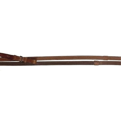 Tory English Reins with Rubber Inside Grip 5/8x54 Brn
