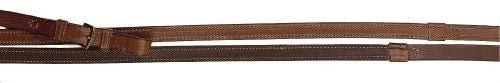 Tory English Reins with Rubber Inside Grip 5/8x54 Brn