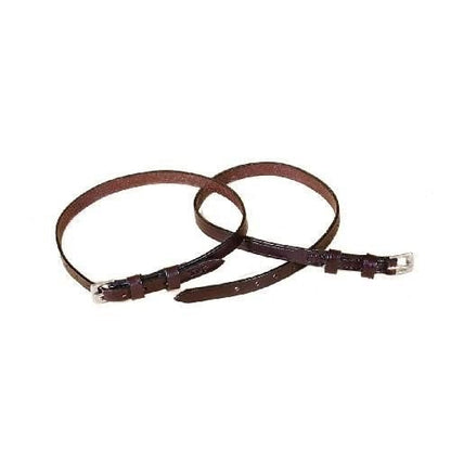 Tory Leather Spur Strap With Double Keepers Adult Blk