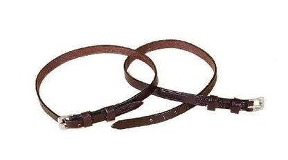Tory Leather Spur Strap With Double Keepers Adult Blk