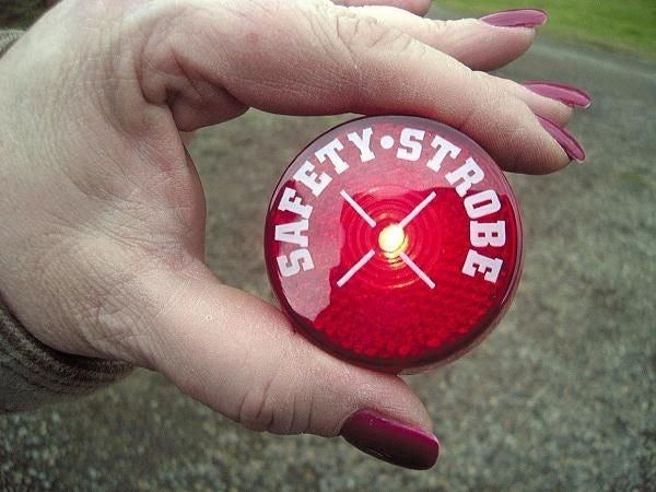 Cashel Safety Strobe Red