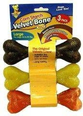Booda Corn Starch Velvet Bone .5 X 0.25 X 1.0
