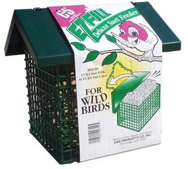 EZ Fill Suet Feeder 6inx 6.25in x 6.25in green