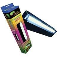 Slimline Reptile Fixture with Super Uv Lamp 18in Blk