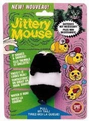 Plush Jittery Mouse .5x0.5x0.25 Multi