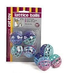 Lattice Plastic Balls With Bells 15x4.75x1