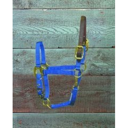 Adjustable Halter/Latigo Overlay/Snap Pony Blk