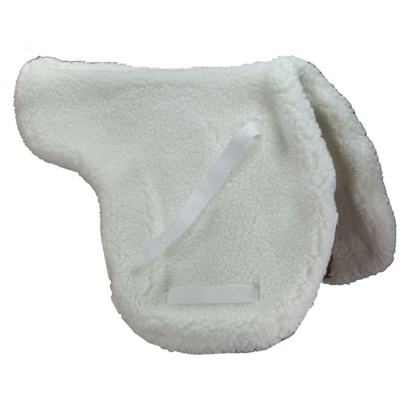 English Fleece Saddle Pad - Pony Pony White