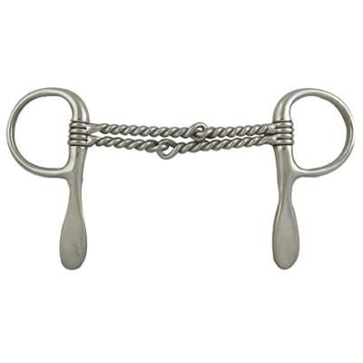 Double Twisted Wire Half Cheek Bit - 2 Shanks 5