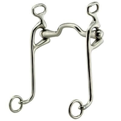 Coronet Loose Cheek Med Port Walking Horse Bit 5