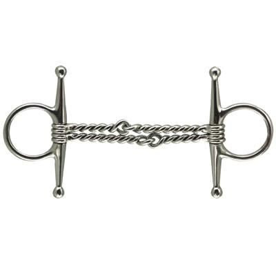Coronet Double Twisted Wire Full Cheek Snaffle Bit