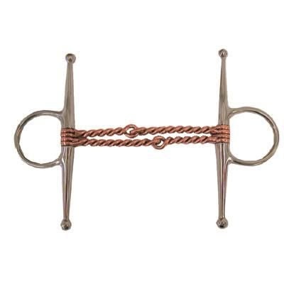 Copper Mouth Double Twisted Wire Full Cheek Bit 5