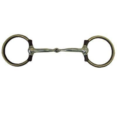 Coronet Show Snaffle Bit with Antique Detail Bit 5