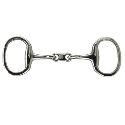 FrenchLink Large Flat Ring Eggbutt Snaffle Bit 4.5