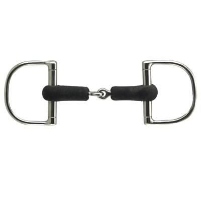 Jointed Rubber-Covered Mouth Bit