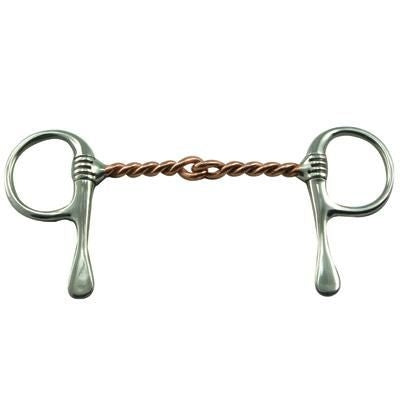 Coronet Twisted Copper Wire Half Cheek Bit 5