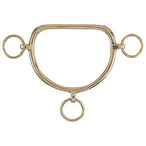 Chifney Bit Straight Mouth Yearling Solid Brass