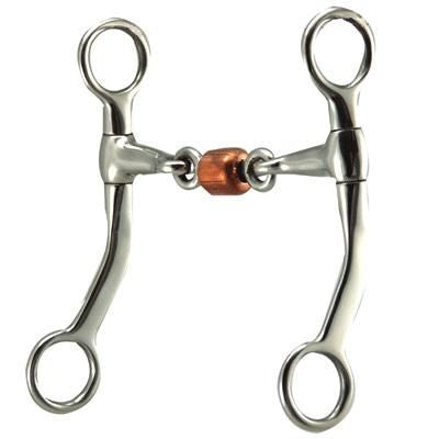 Coronet Flat Shank Train Bit with Copper Roller 4.75