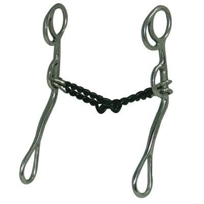 Coronet Dbl Twist Wire Swt Iron Curb Bit 7 Shank 5