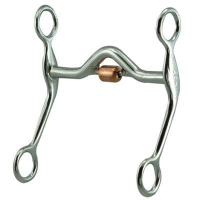 Coronet Western Curb Bit with Copper Roller 5