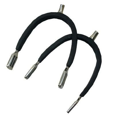 Coronet Prince of Wales Spurs with Rubber Ladies 5/8