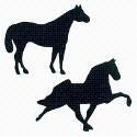 Magnet Walking Horse Small-Reverse Right