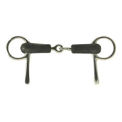 Coronet Rubber Mouth Half Cheek Bit 5