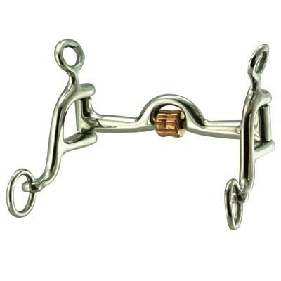 Coronet Ported with Roller Walking Horse Bit 4.75