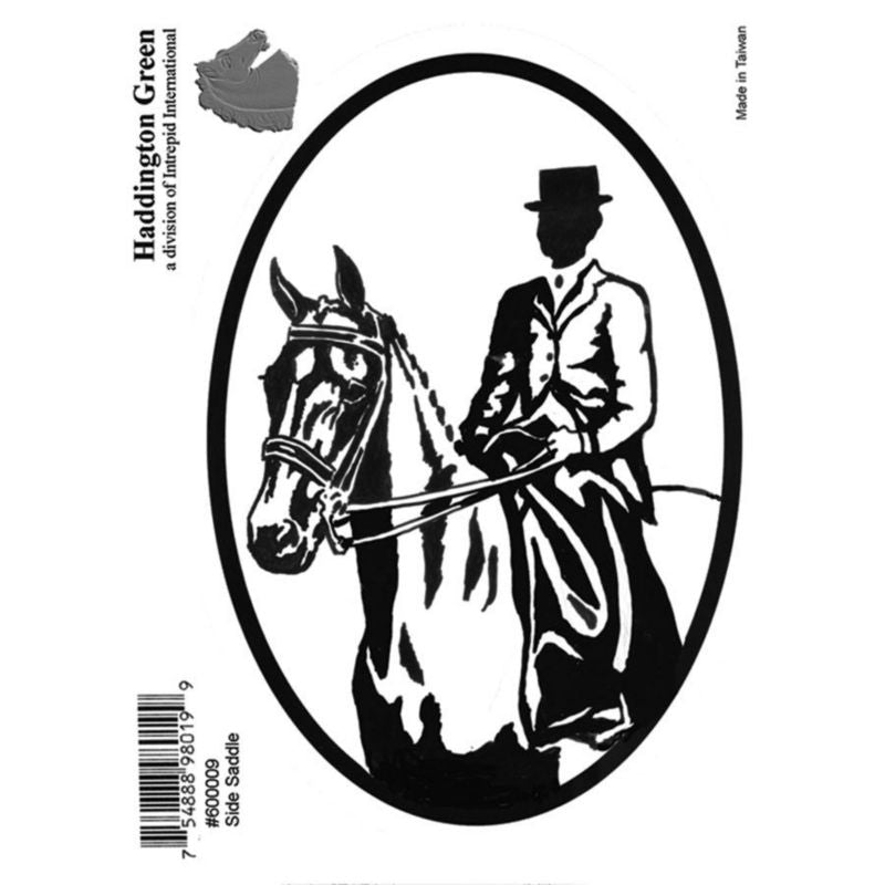 Decal - Side Saddle Rider - Pack Of 6 5 x 4