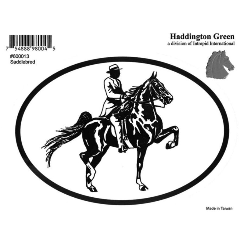 Decal - Saddlebred - Pack Of 6 5 x 4