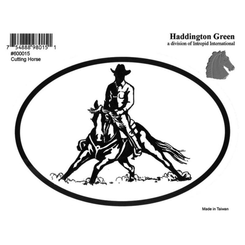 Decal - Cutting Horse - Pack Of 6 5 x 4