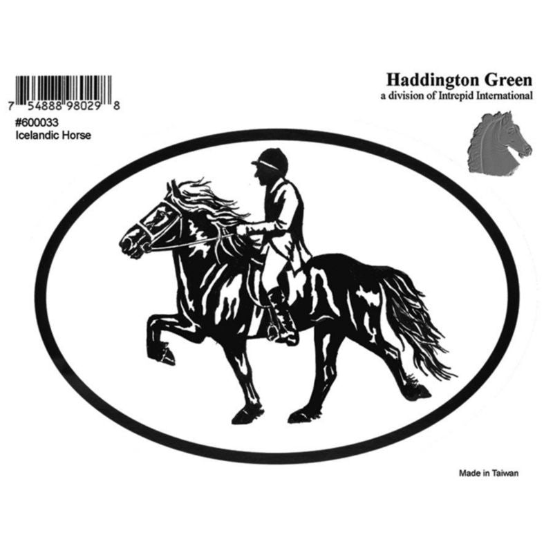 Decal - Icelandic Horse - Pack Of 6 5 x 4