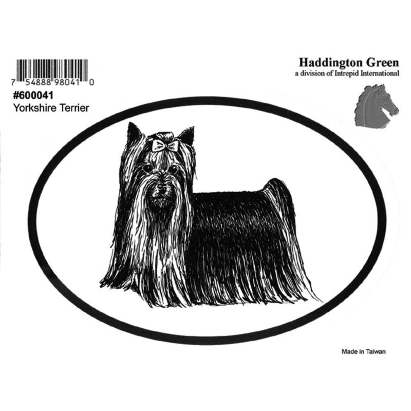 Dog Decal - Yorkshire Terrier - Pack Of 6 5 x 4