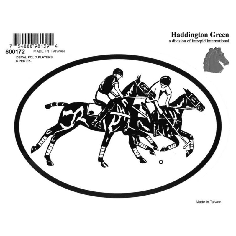 Decal - Polo Players - Pack Of 6 5 x 4